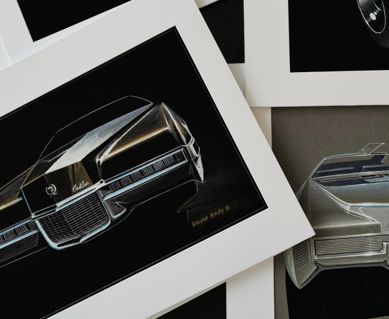 Cadillac's Rich History - Sketches